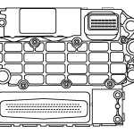 Detroit Diesel EuroIV Export DD15 Motor Control Module (MCM) Engine Harness Official Wiring Schematic