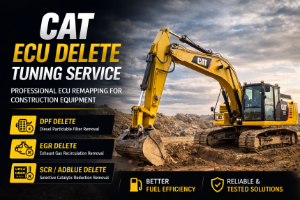 Caterpillar Machinery And Industrial Models ECU tuning