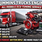 Cummins Trucks Engine All Models ECU Tuning Service