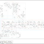 Case DV209D Compactor Tier 4B (Final) Complete Hydraulics System Schematics