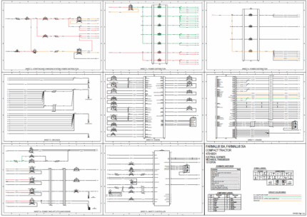 Case IH Farmall 30A 35A Compact Tractor Complete Wiring Diagram Electrical System Schematics