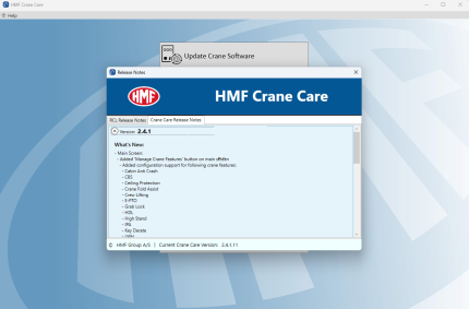 HMF Crane Care 2.4 Diagnostic Software Latest 2025