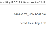 Detroit Diesel Cascadia Ghg17 DD15 MCM ACM EGR DPF Delete Flesh Files With Video