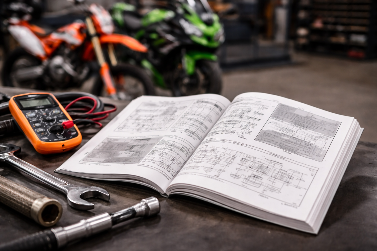 OEM motorcycle service manuals