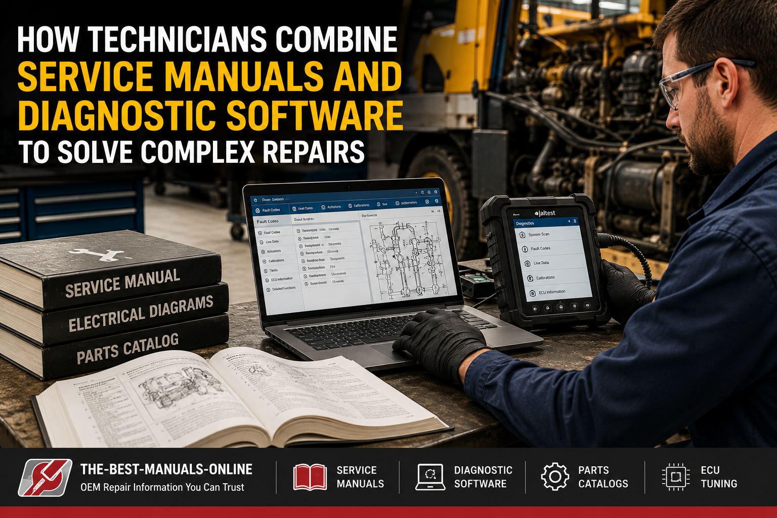 service manuals and diagnostic software